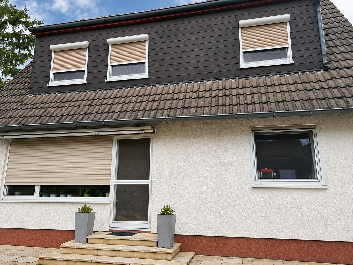 Haus Hinteransicht