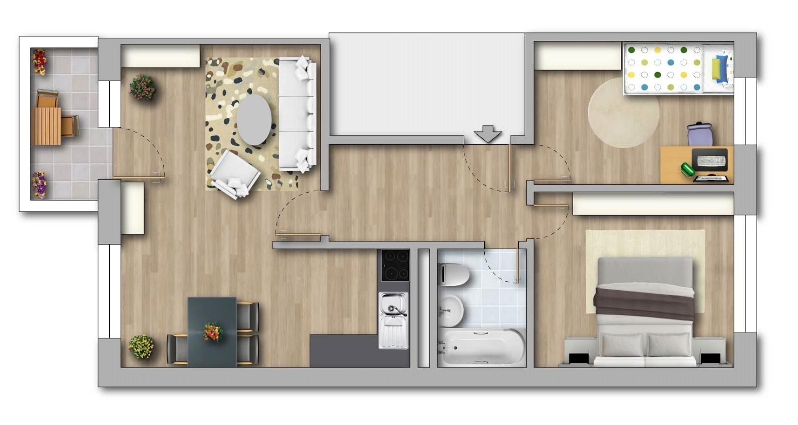 Standardgrundriss rechts
