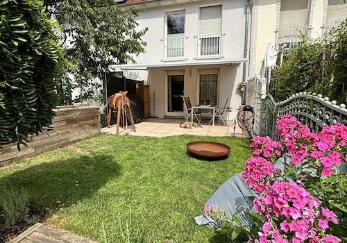Garten, Terasse, Hochbeet