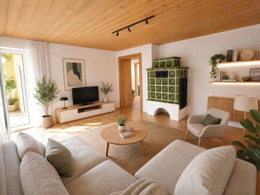 Wohnzimmer Visualisierung KI