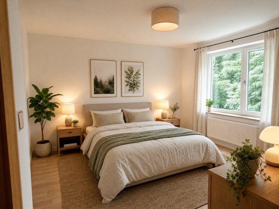 Schlafzimmer Visualisierung KI
