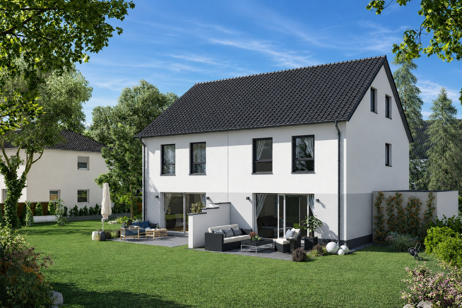 Hinterseite Haus Gau-Algesheim