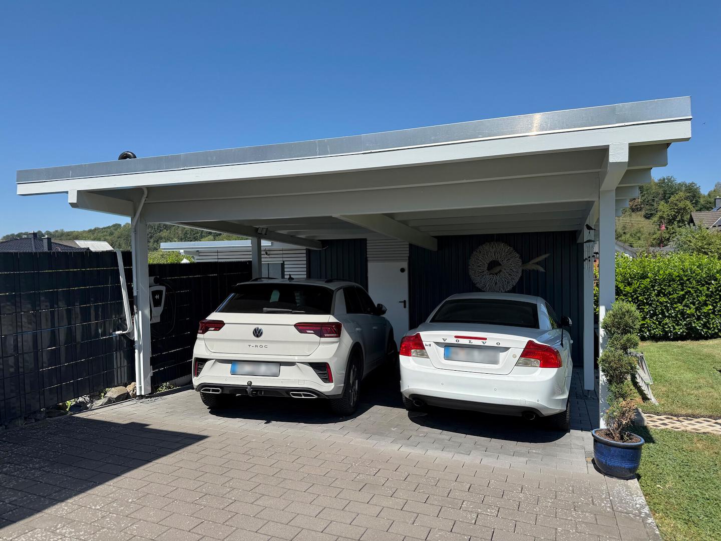 Doppelcarport mit PVA