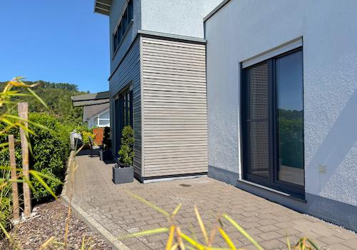 Terrasse am Schlafzimmer