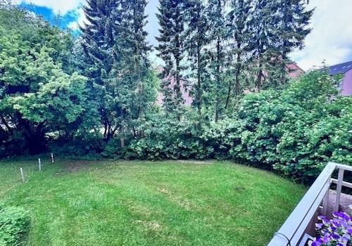 Blick vom Balkon