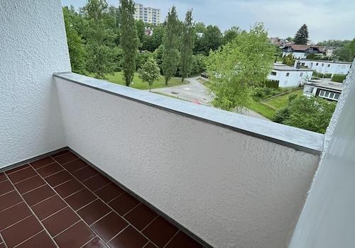 Blick vom Balkon
