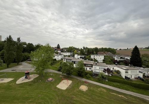 Blick vom Balkon