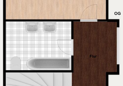 Grundriss Farbig - OG