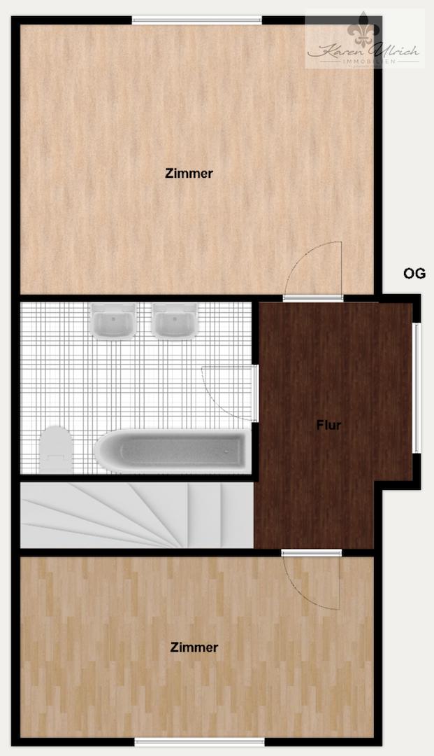 Grundriss Farbig - OG