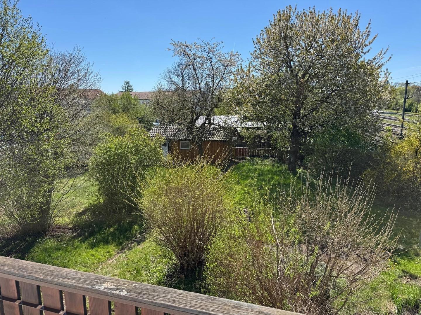 Garten von oben