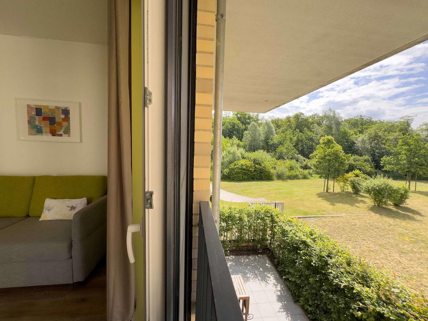 Blick aus dem Arbeitszimmer