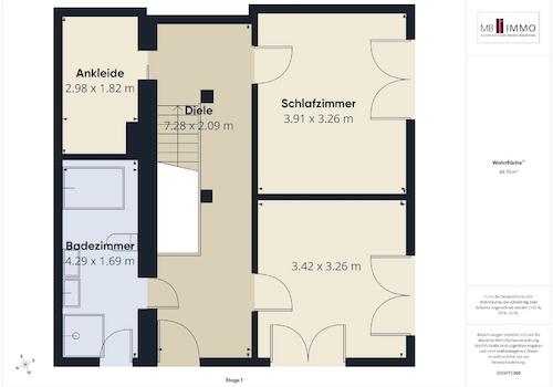 Grundriss Obergeschoss