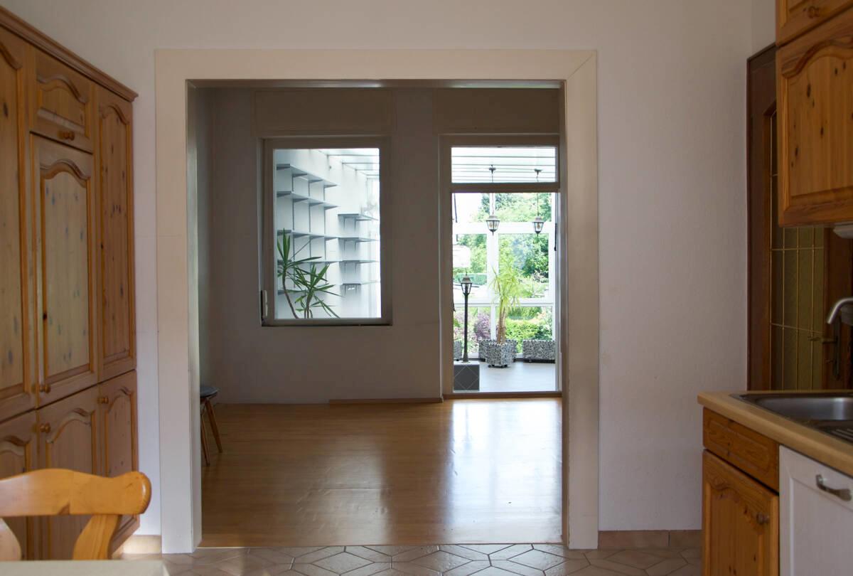 1.OG  Sicht ins Wohnzimmer 