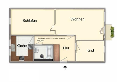 Grundrissskizze
