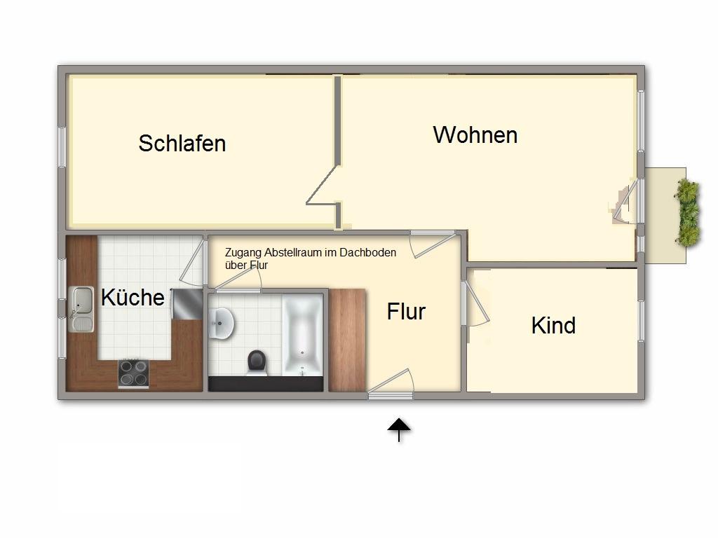 Grundrissskizze