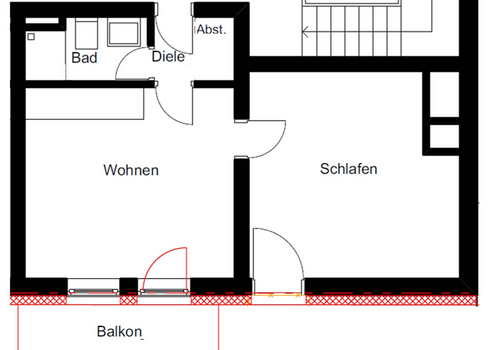 Grundriss Wohnung