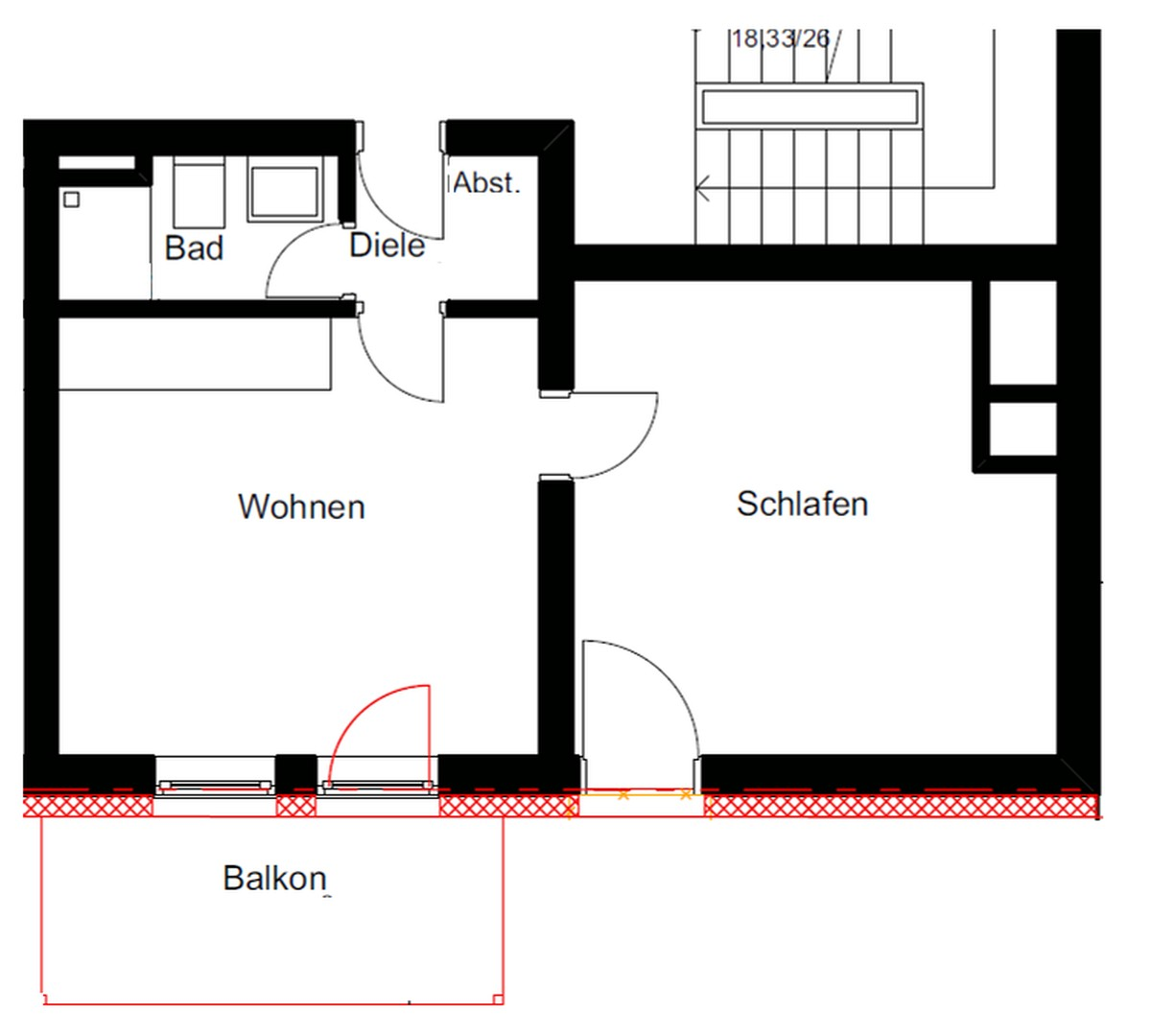 Grundriss Wohnung