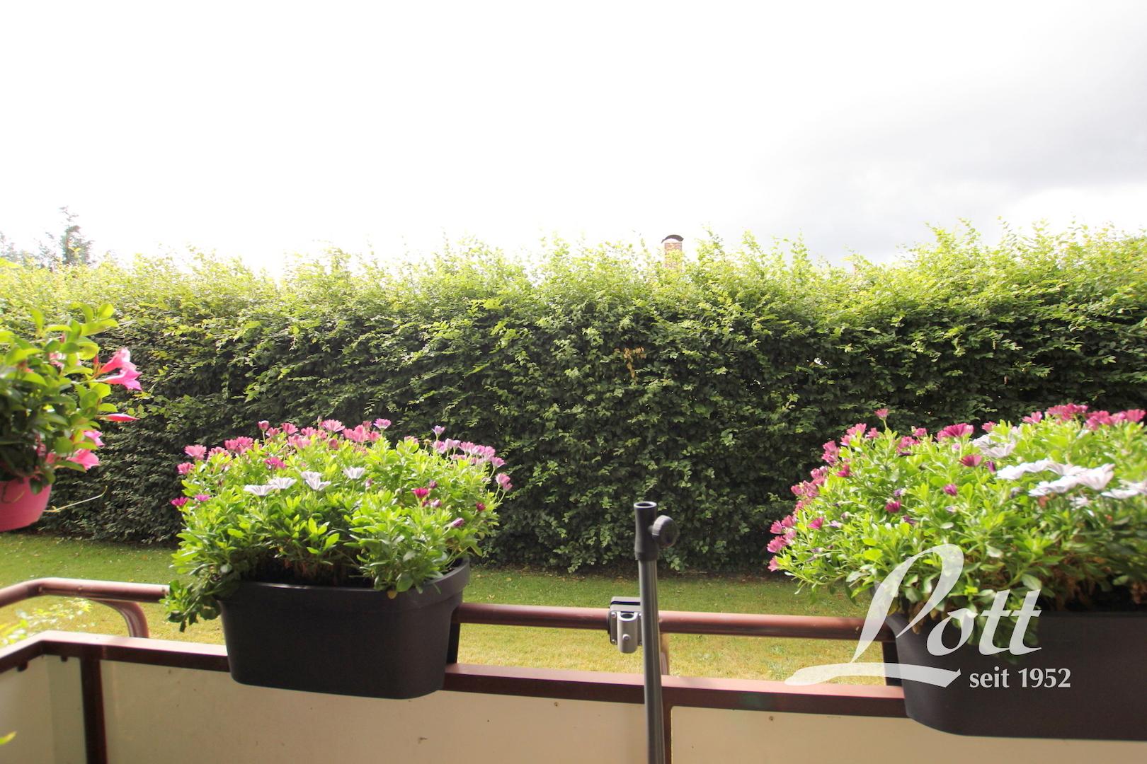Blick vom Balkon