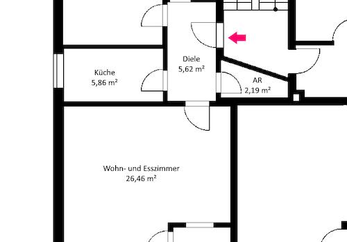 Grundriss Wohnung