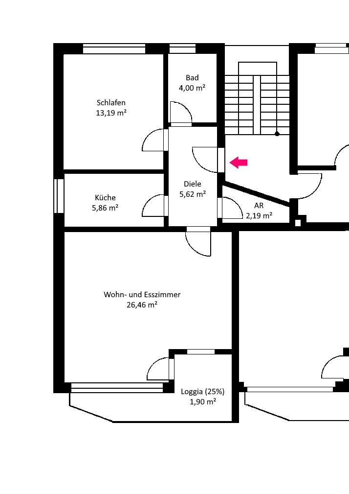 Grundriss Wohnung