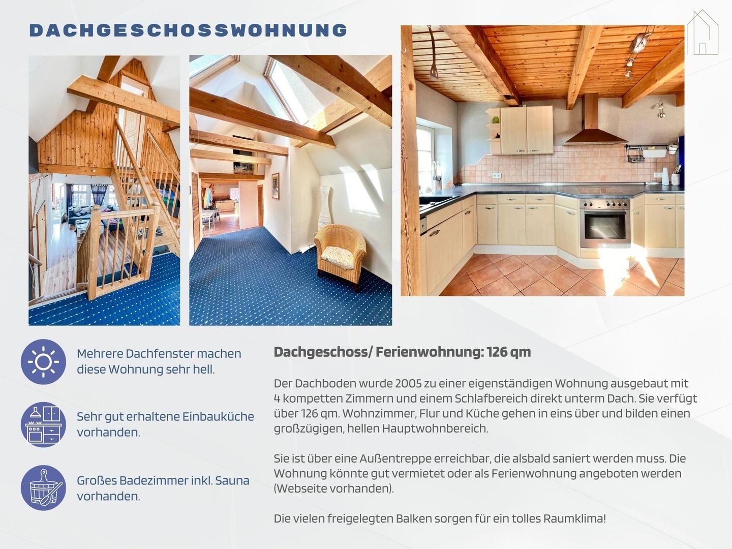 Dachgeschoss Eckdaten