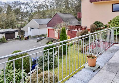 Ausblick vom Balkon (EG)