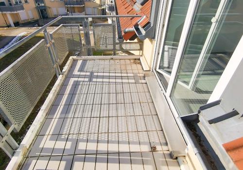 Sonniger Balkon
