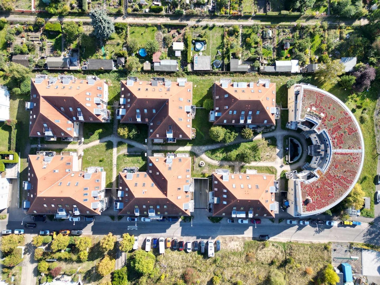 Luftbild Wohnanlage