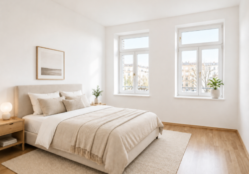Eigentumswohnung | Wohnraum / Schlafzimmer Visualisierung