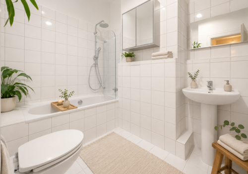 Eigentumswohnung |Badezimmer (Visualisierung - unverbindliche Gestaltungsdarstellung)