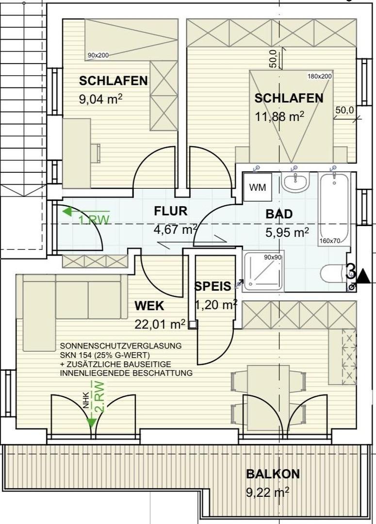 Grundriss Wohnung