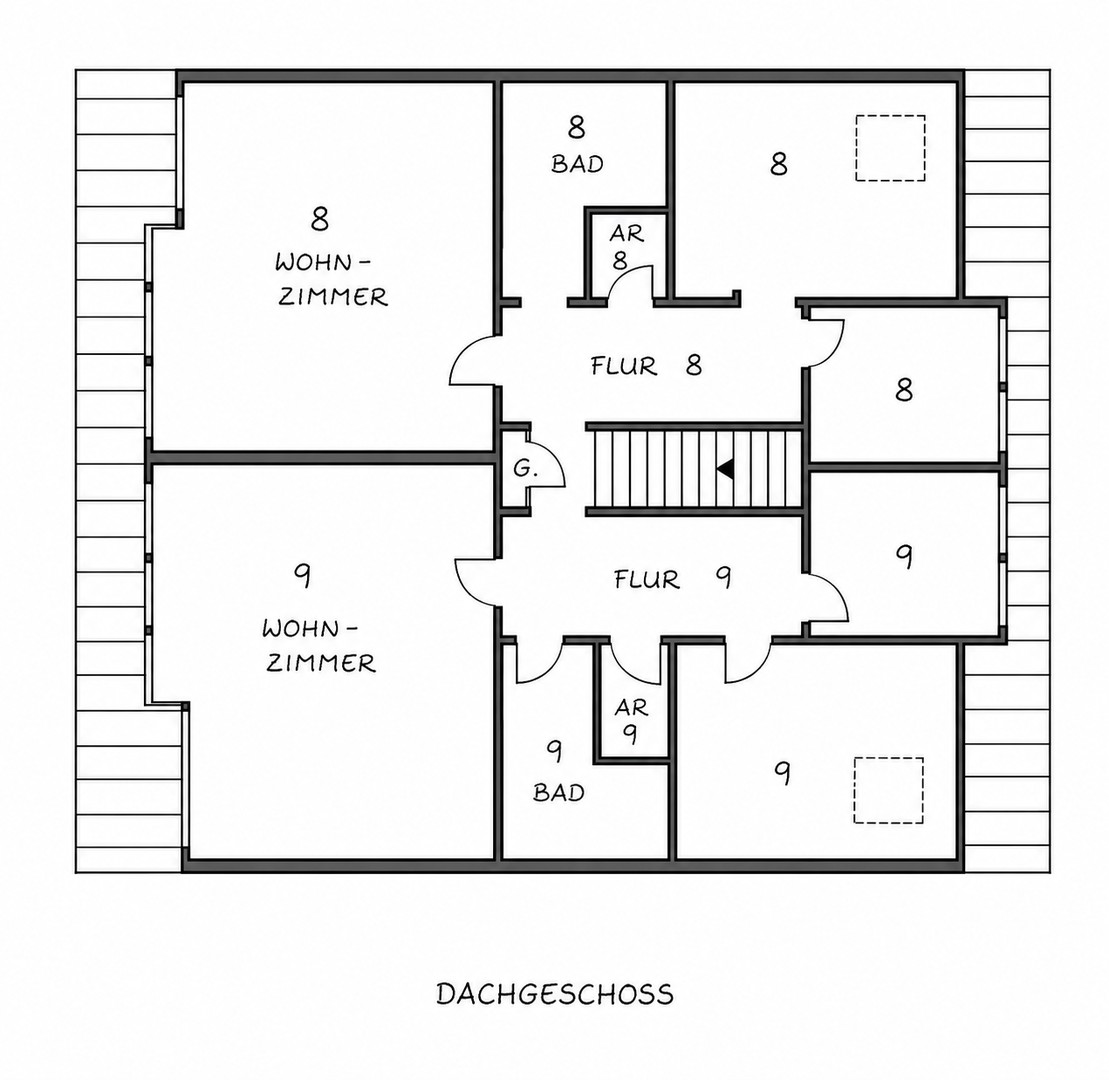 Grundriss Obergeschoss