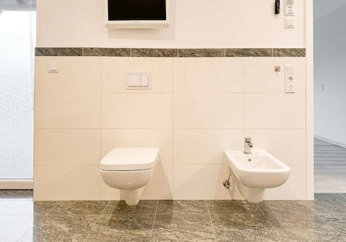 WC und Bidet