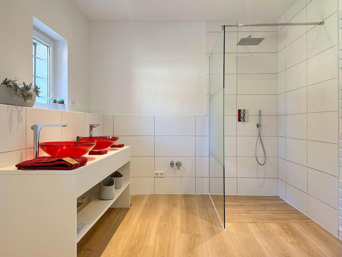 Ebenerdige Dusche