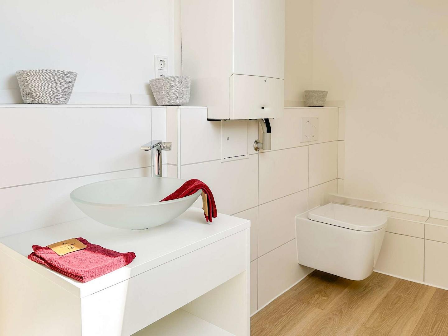 Badezimmer im Obergeschoss