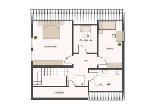 Grundriss - Obergeschoss