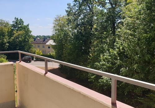 Blick vom Balkon