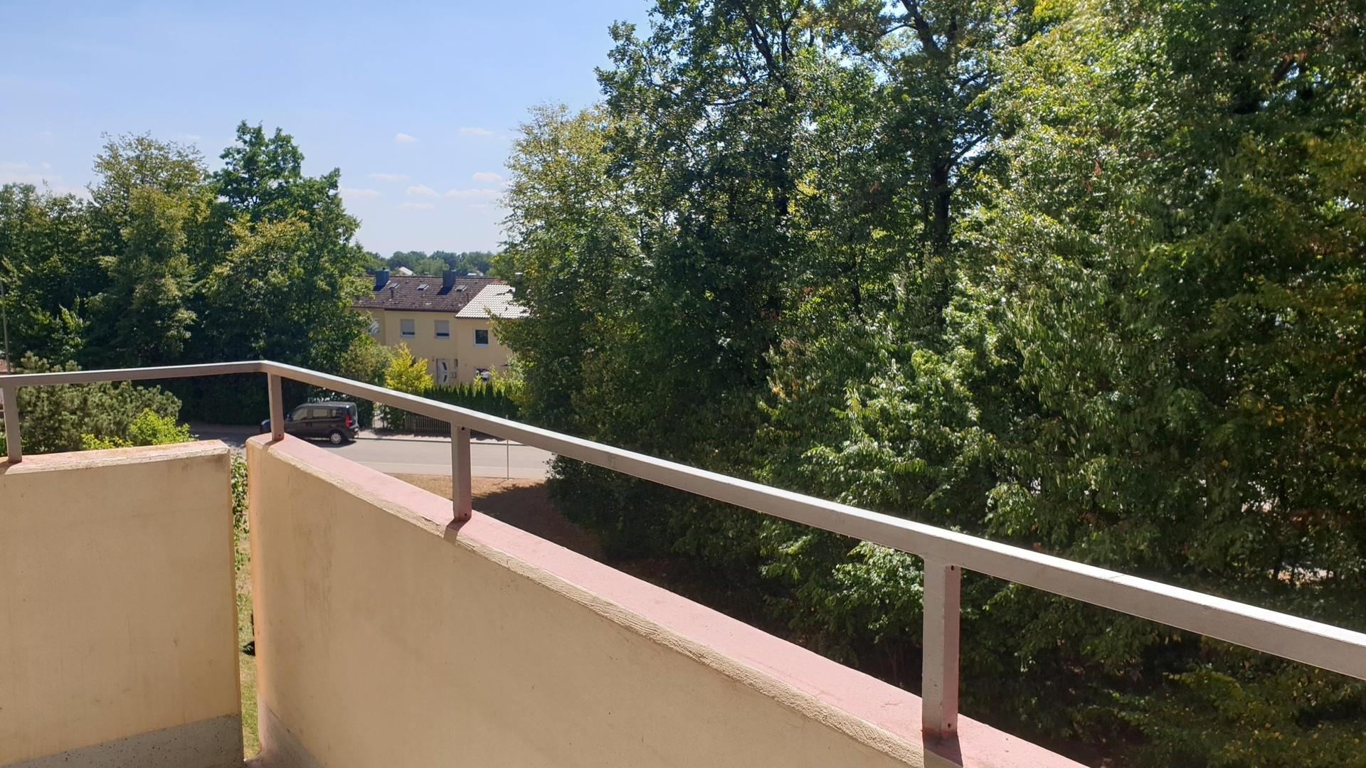 Blick vom Balkon