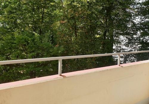 Blick vom Balkon