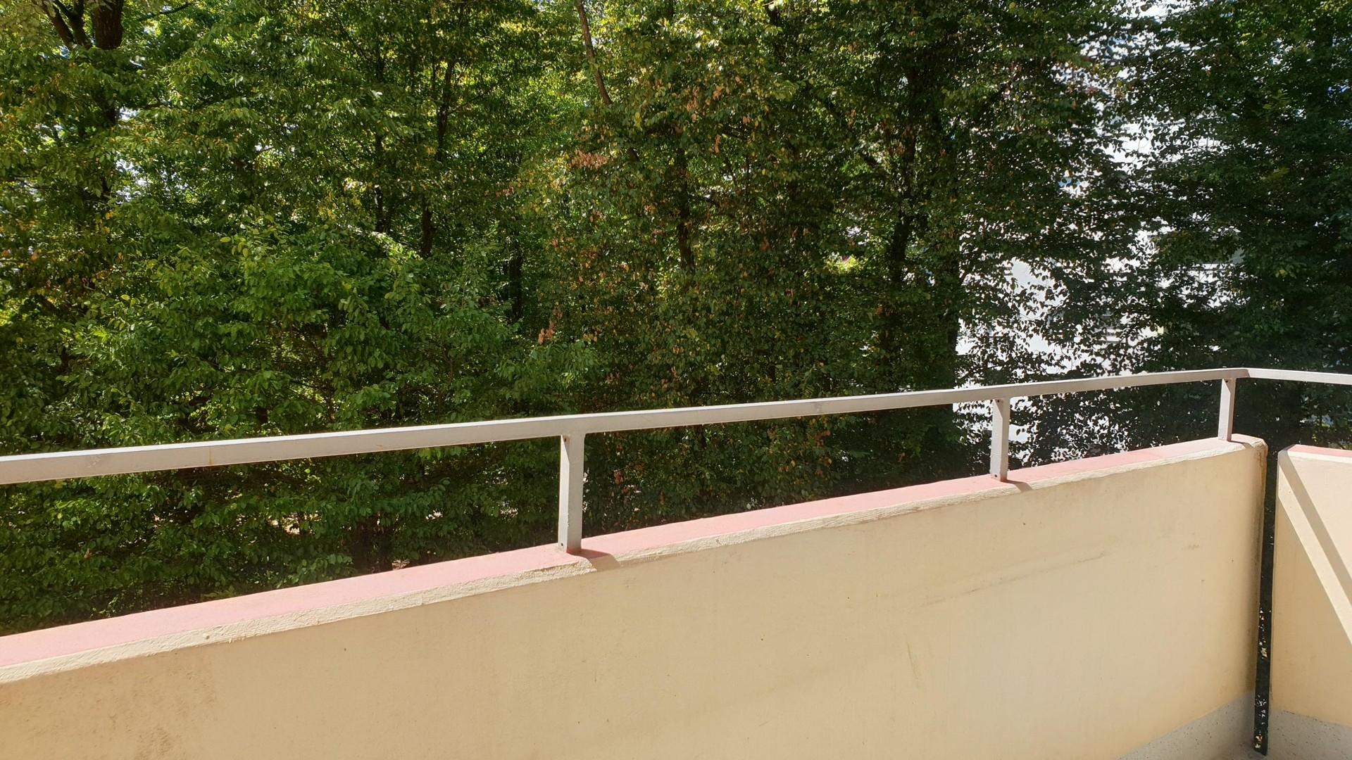 Blick vom Balkon