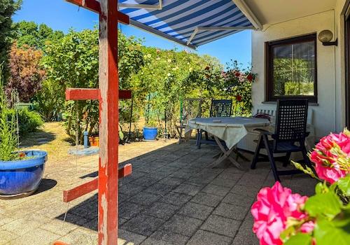 Beschattete Terrasse