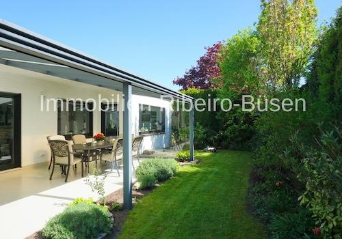 Die überdachte Terrasse