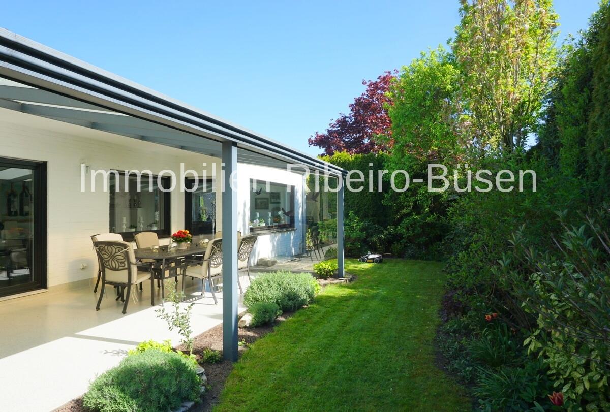 Die überdachte Terrasse