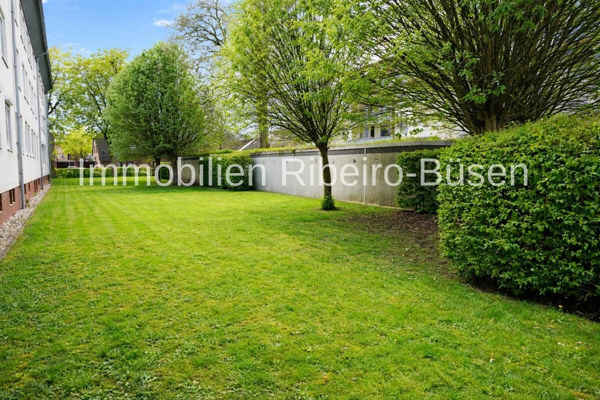 Der Garten steht allen Bewohnern zur Verfügung