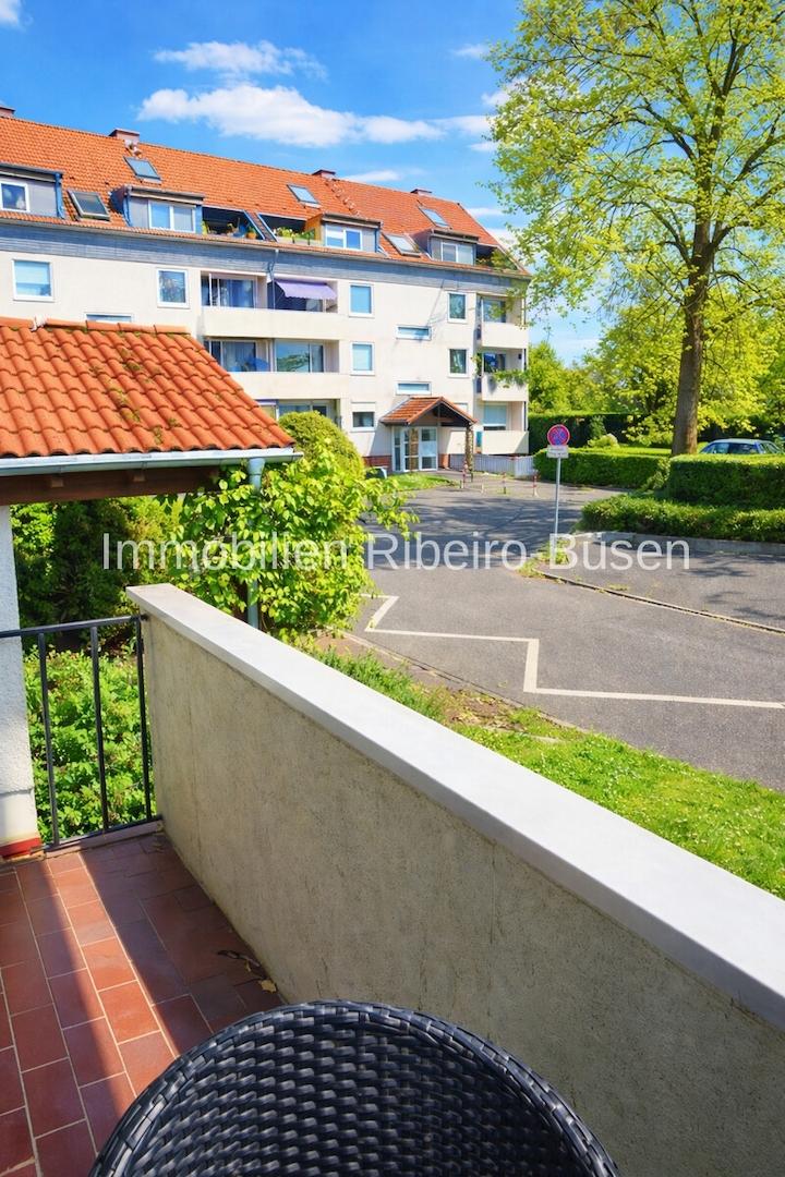 Der Blick vom Balkon