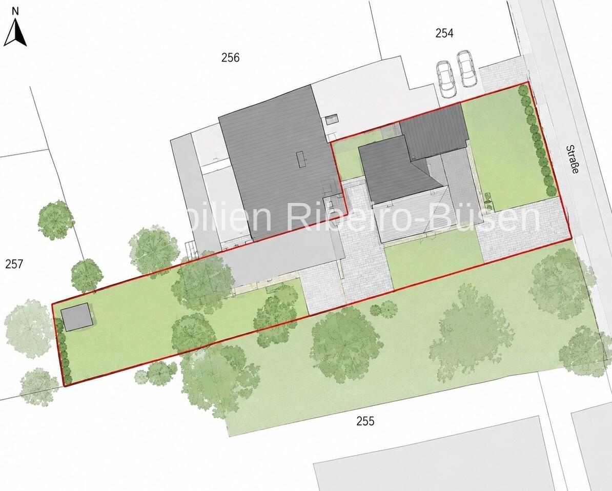 Lageplan Grundstück