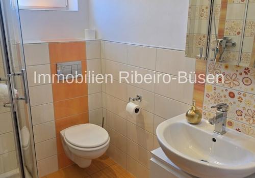 Badezimmer im Dachgeschoss
