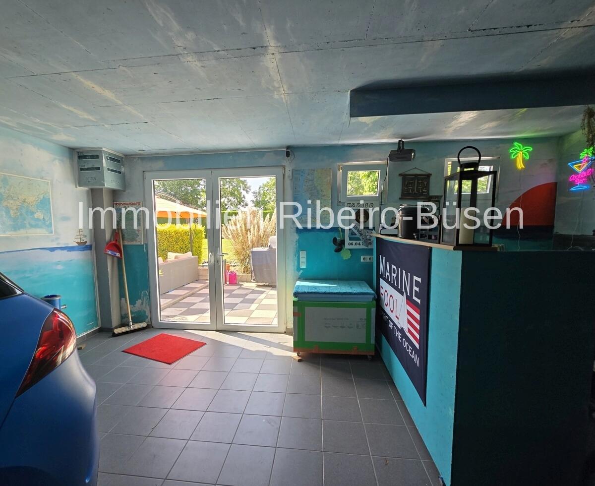 Garage mit Partybar