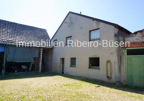 Blick aufs Wohnhaus