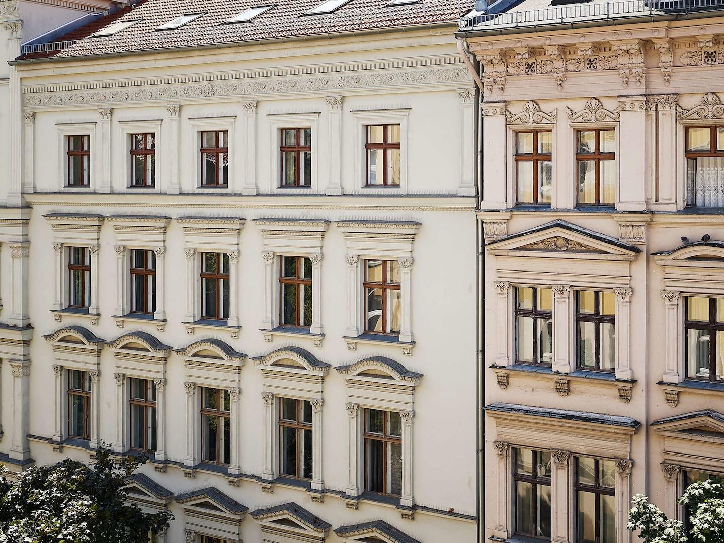 Blick aus der Wohnung